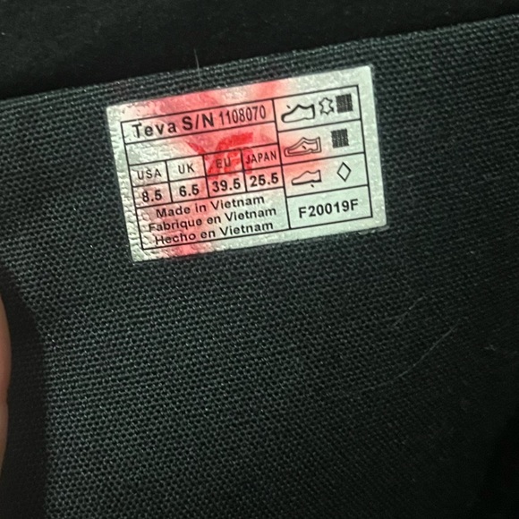 Teva Tall Black Ellery Boots 8.5 - Picture 5 of 5